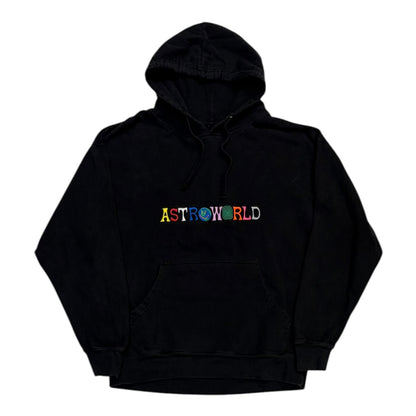 Travis Scott Astroworld Logo Hoodie Black