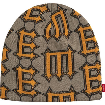 Supreme Spike Beanie Grey Light Pink