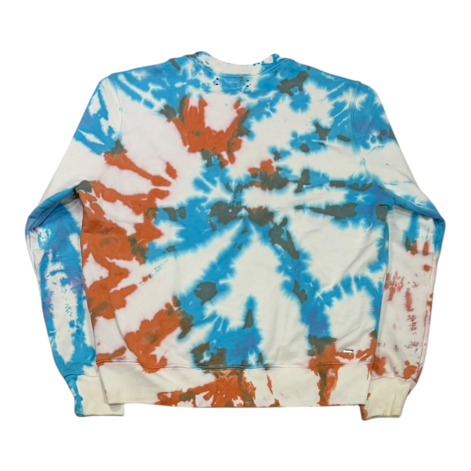 AMIRI Tie Dye Crewneck White/Orange/Blue