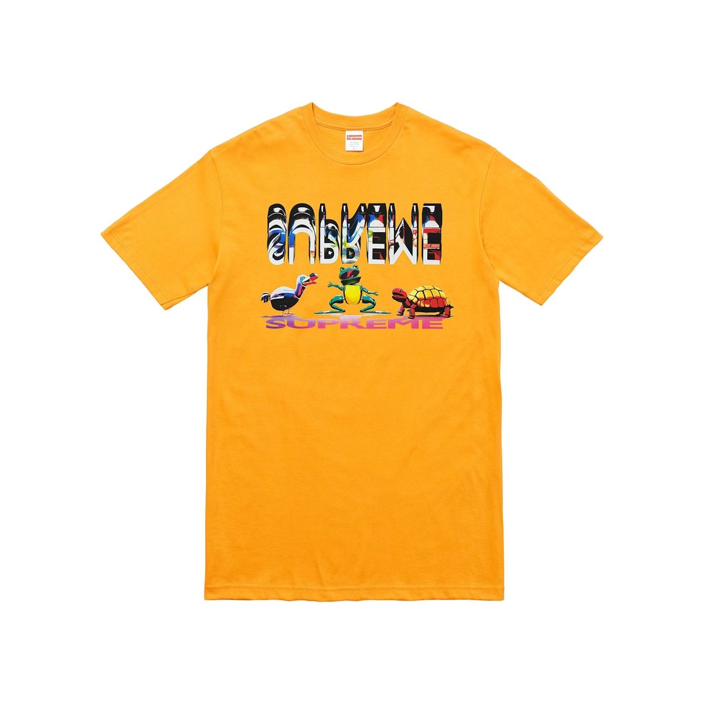 Supreme Friends Tee Mustard