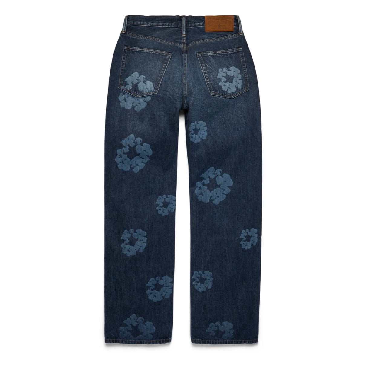 Denim Tears Baggy Laser Cotton Wreath Denim Pant Dark Wash