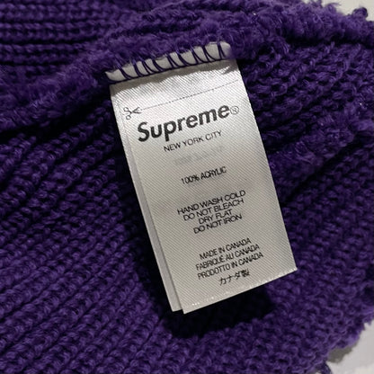 Supreme Loose Gauge Beanie (FW21) Purple