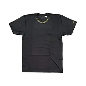 Chrome Hearts Short Sleeve Pocket Crew T-shirt Black/Army Green