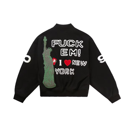 Supreme Tourist Varsity Jacket Black