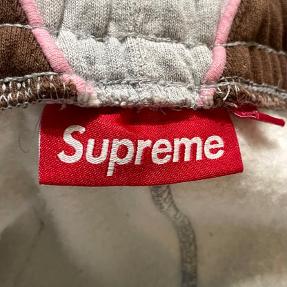 Supreme Paneled Sweatshort Heather Grey