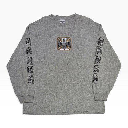 90's West Coast Choppers LS Tee Grey