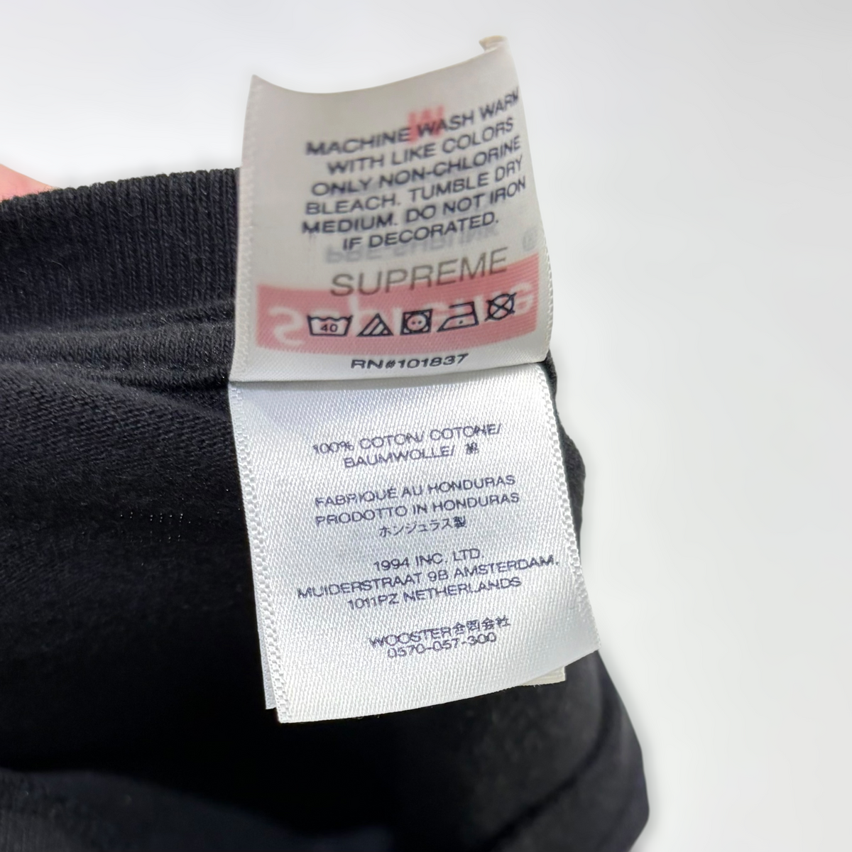 Supreme Wu-Tang Clan RZA Tee Black