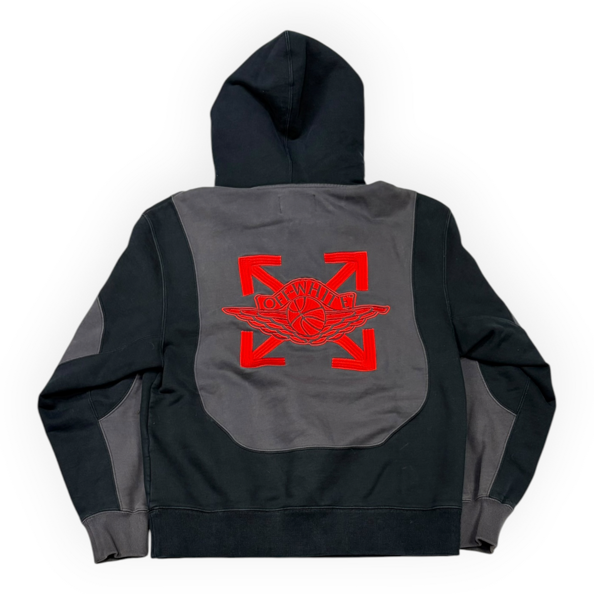 OFF-WHITE x Jordan Hoodie Black