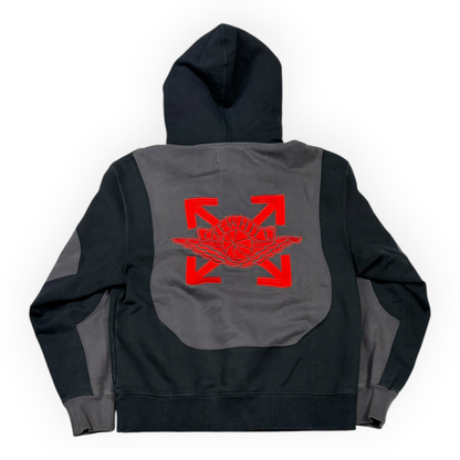 OFF-WHITE x Jordan Hoodie Black