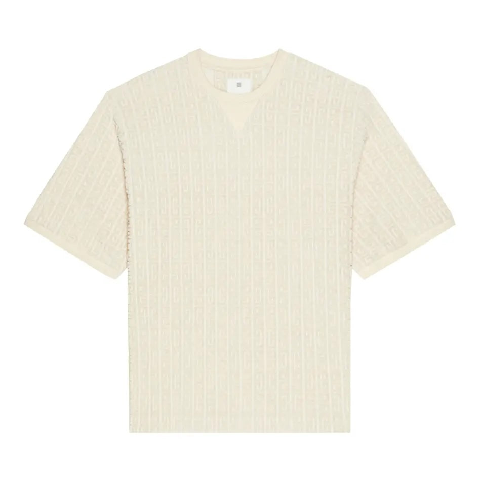Givenchy Towelling Short-Sleeve Tee Ivory