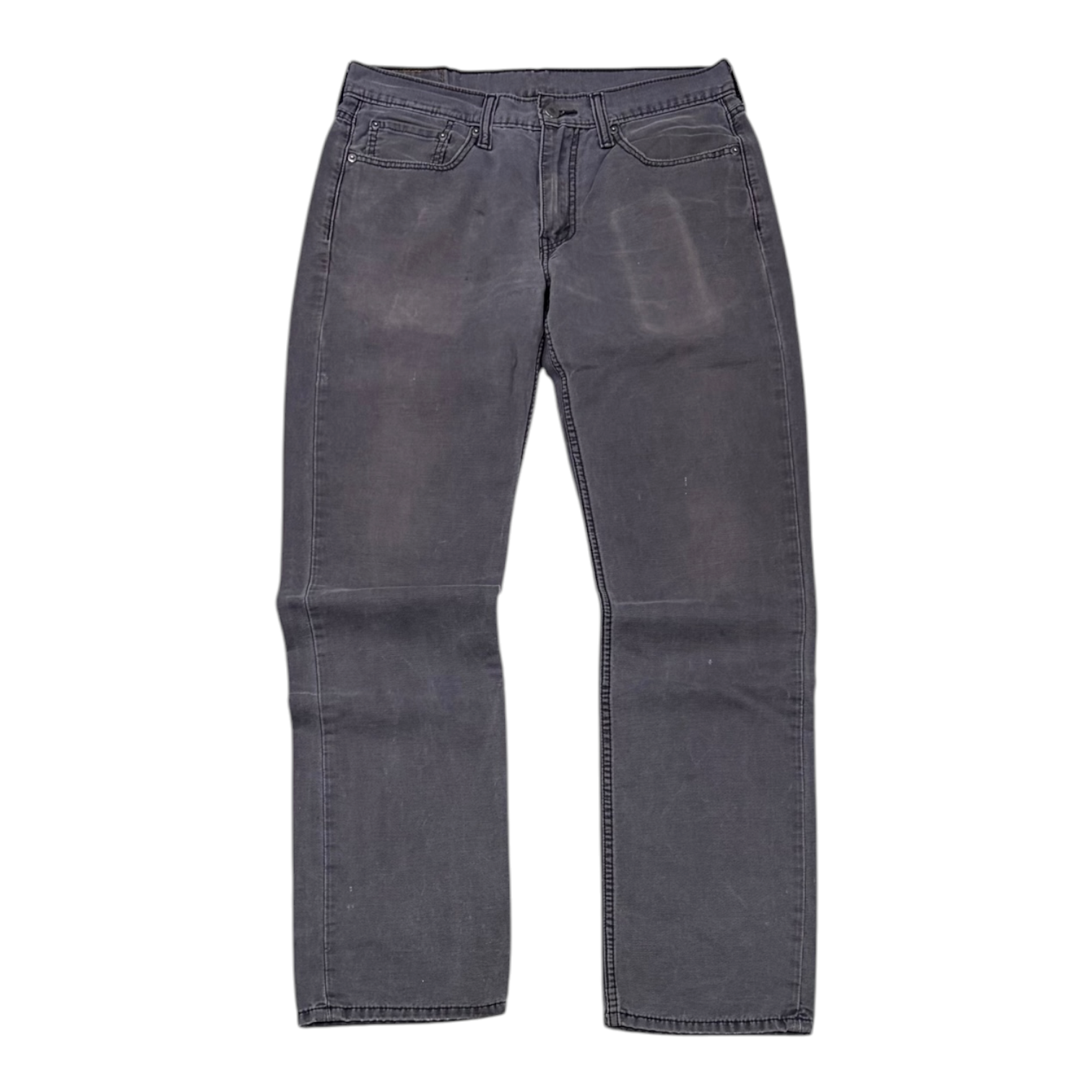Y2K Levi's 514 Straight Fit Pants Grey