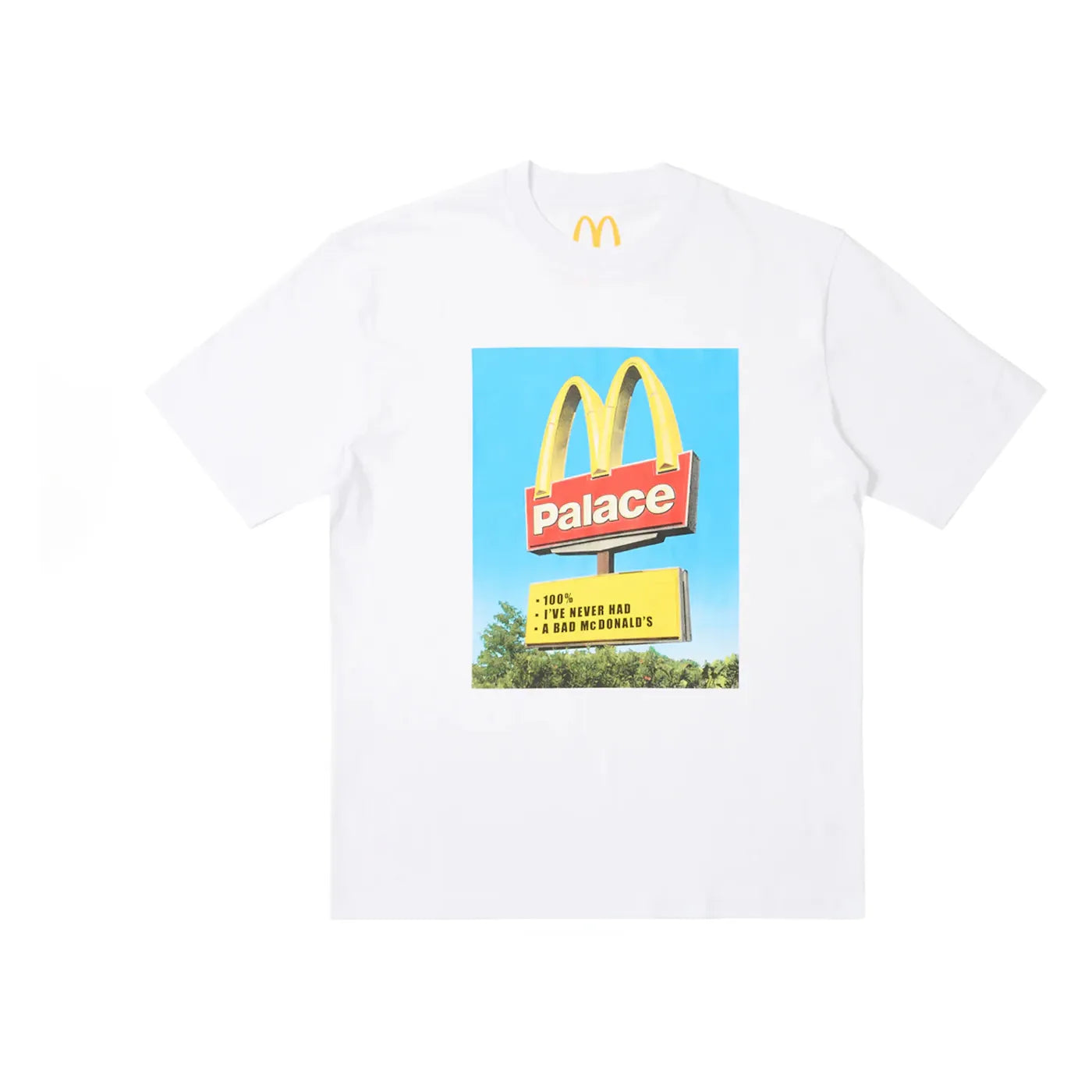Palace x McDonald's Sign T-shirt White