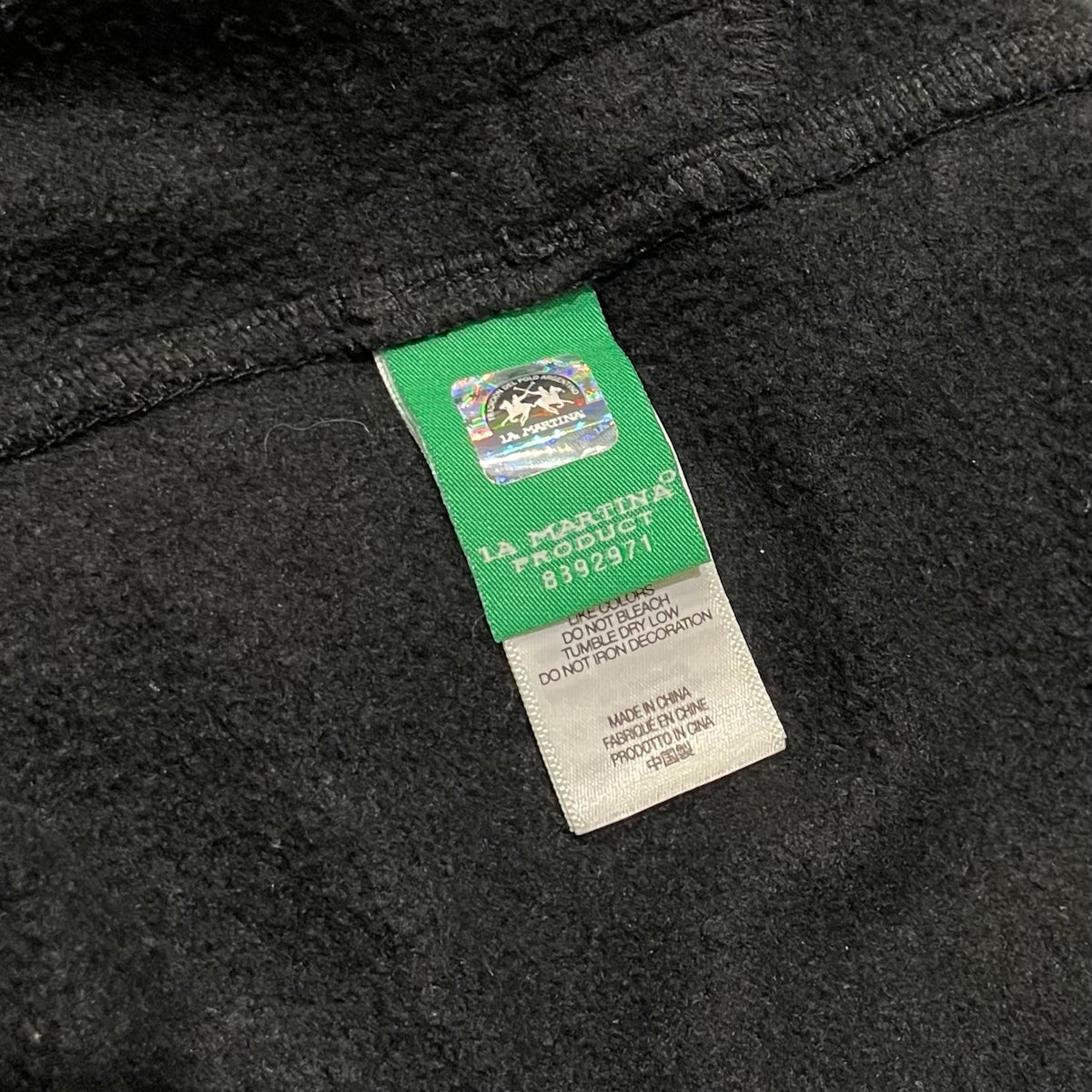 Supreme La Martina Zip Up Sweatshirt Black