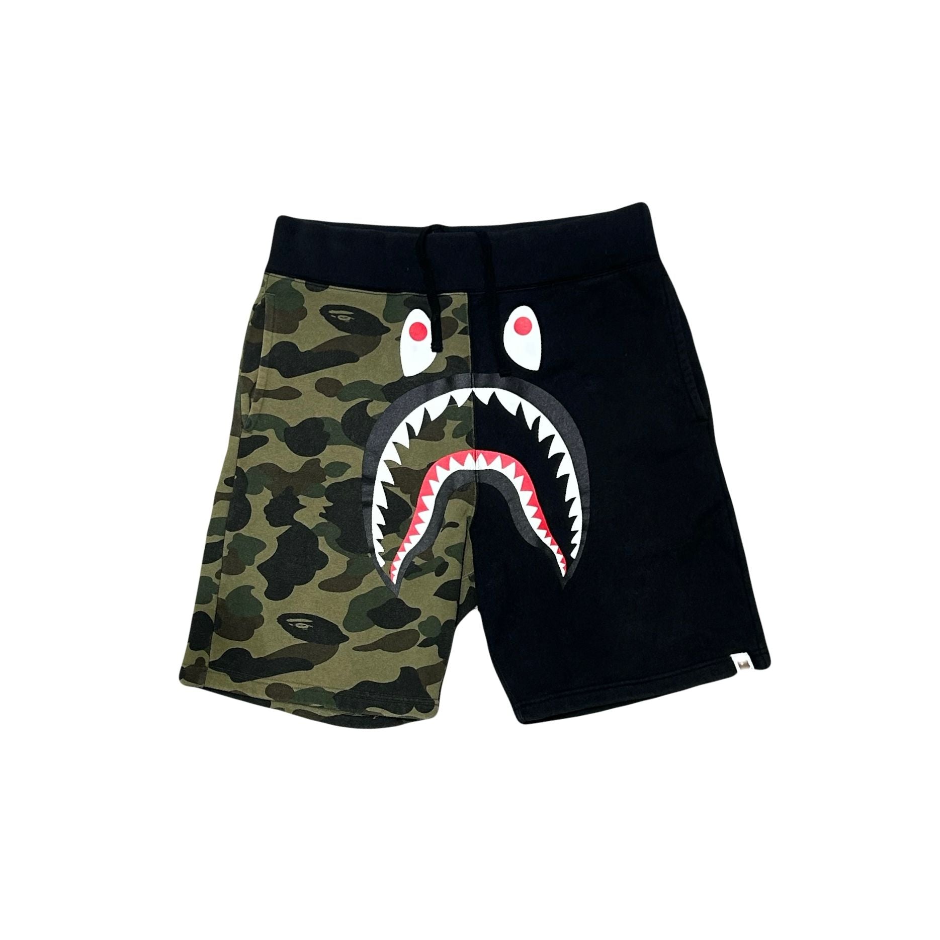 BAPE Shark Sweat Shorts Black/Green