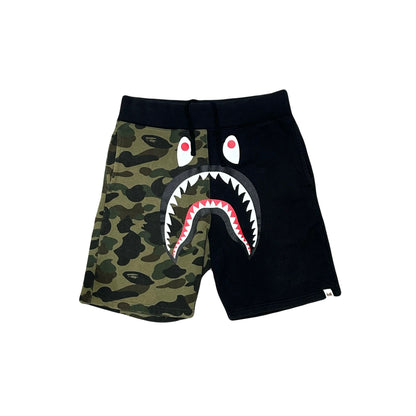 BAPE Shark Sweat Shorts Black/Green