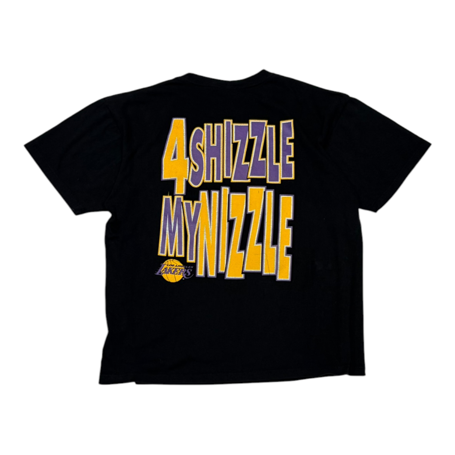 Y2K Los Angeles Lakers Back 4 More Tee Black