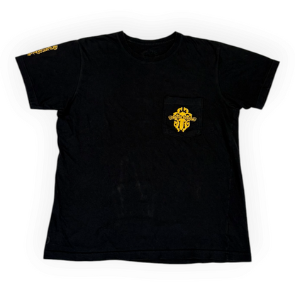 Chrome Hearts Yellow Dagger Pocket Tee Black