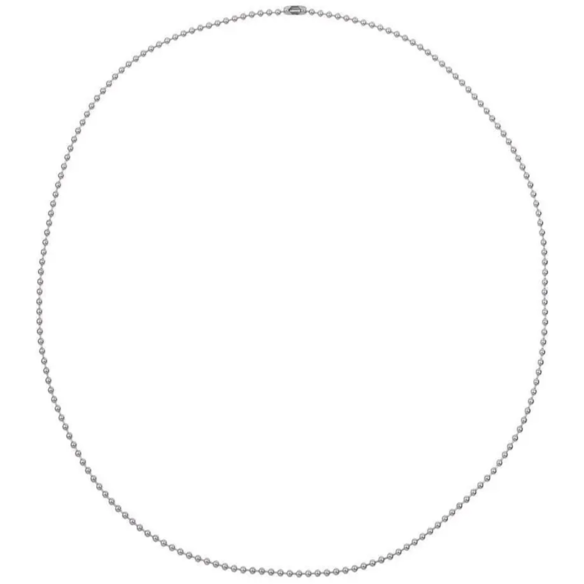 Chrome Hearts 30" .925 Sterling Silver Ball Chain