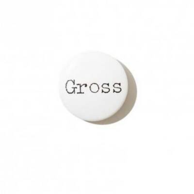 Supreme Gross Button White