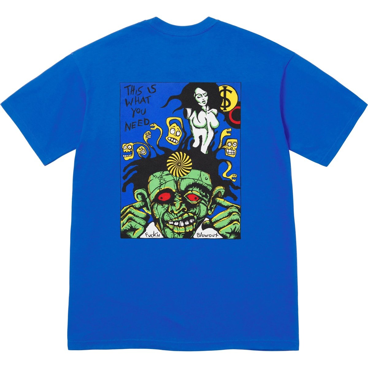 Supreme Fuckin Blowout Tee Blue