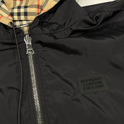 Burberry Check Reversible Jacket Black