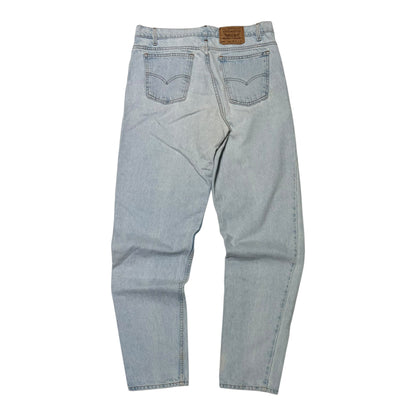 1990's Levi's 550 Orange Tab Jeans Light Wash