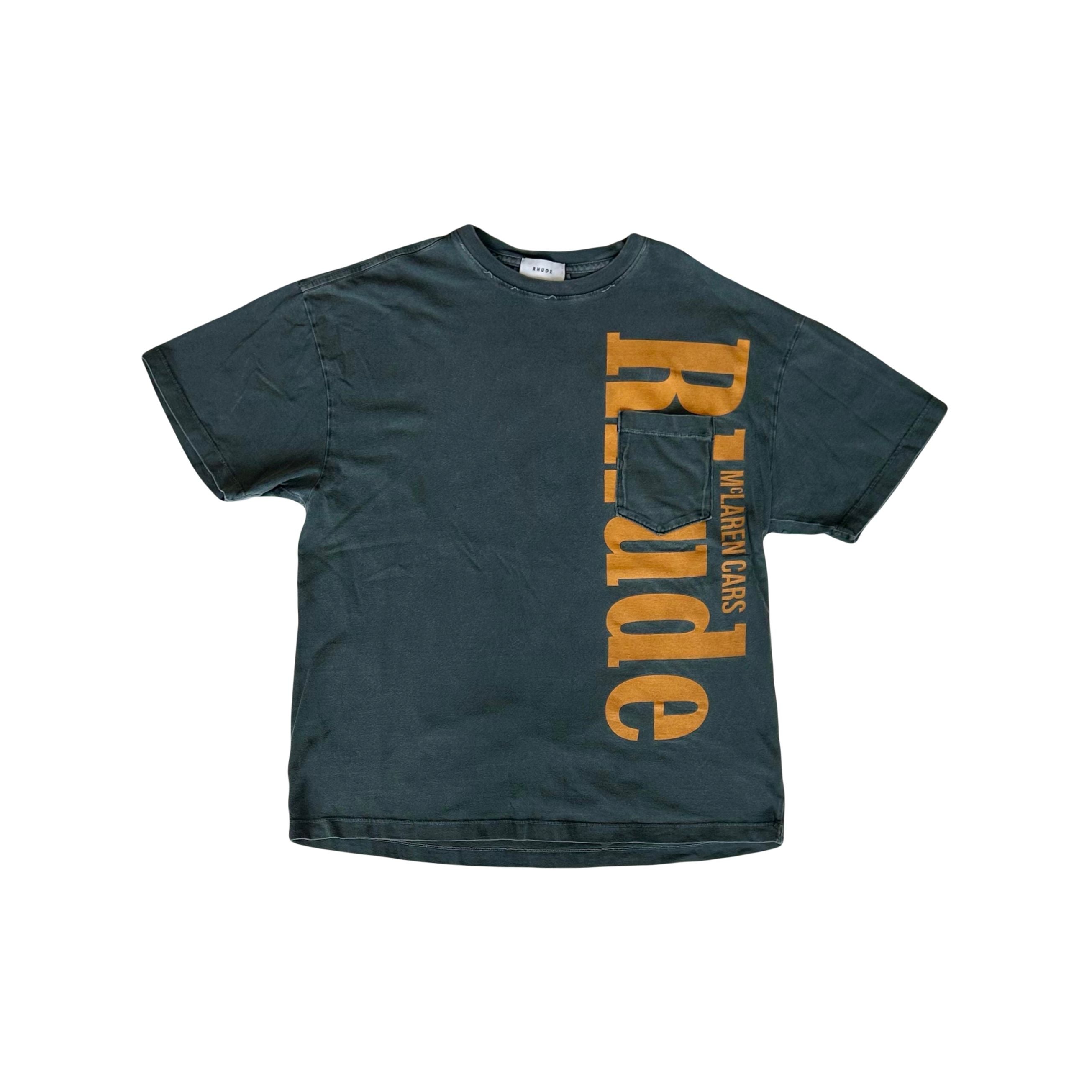 Rhude McLaren Pocket Logo Tee Black