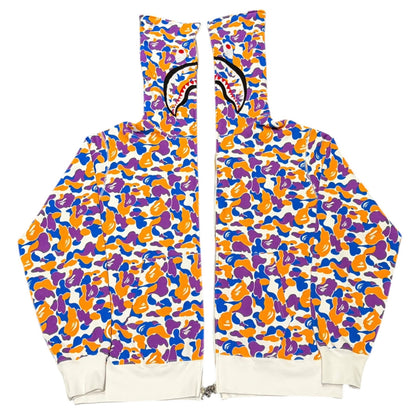 BAPE Store Los Angeles Separate Shark Full Zip Hoodie Multicolor
