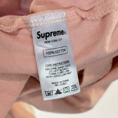 Supreme Ribbed Pocket Tee Pink