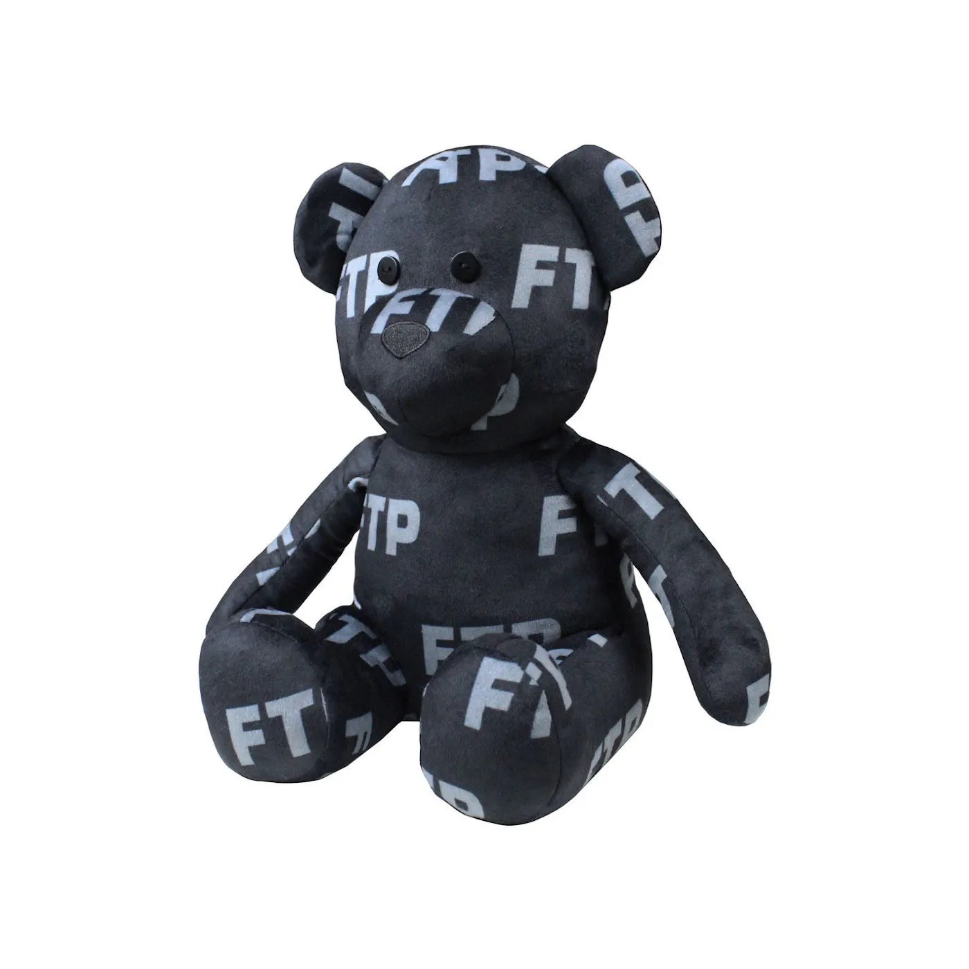 FTP Allover Print Teddy Bear Black