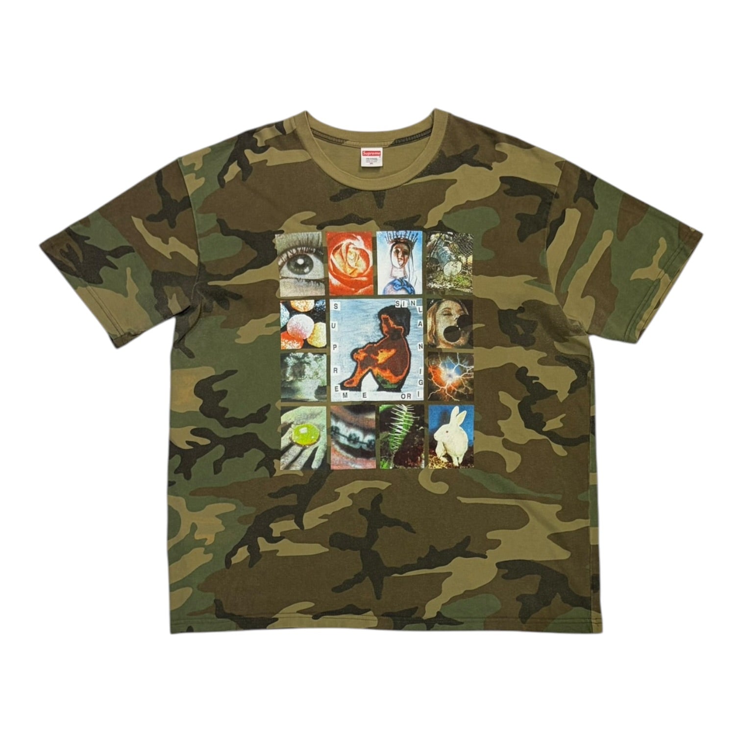 Supreme Original Sin Tee Woodland Camo