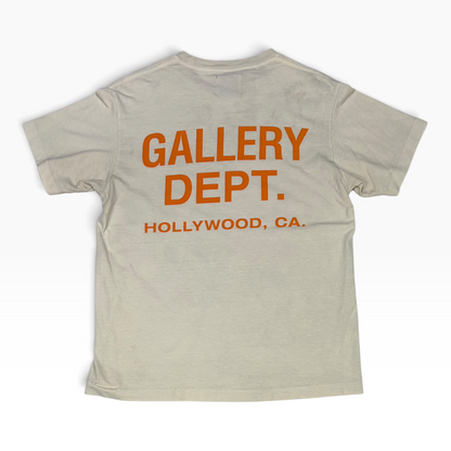 Gallery Dept. Souvenir T-Shirt Cream/Orange