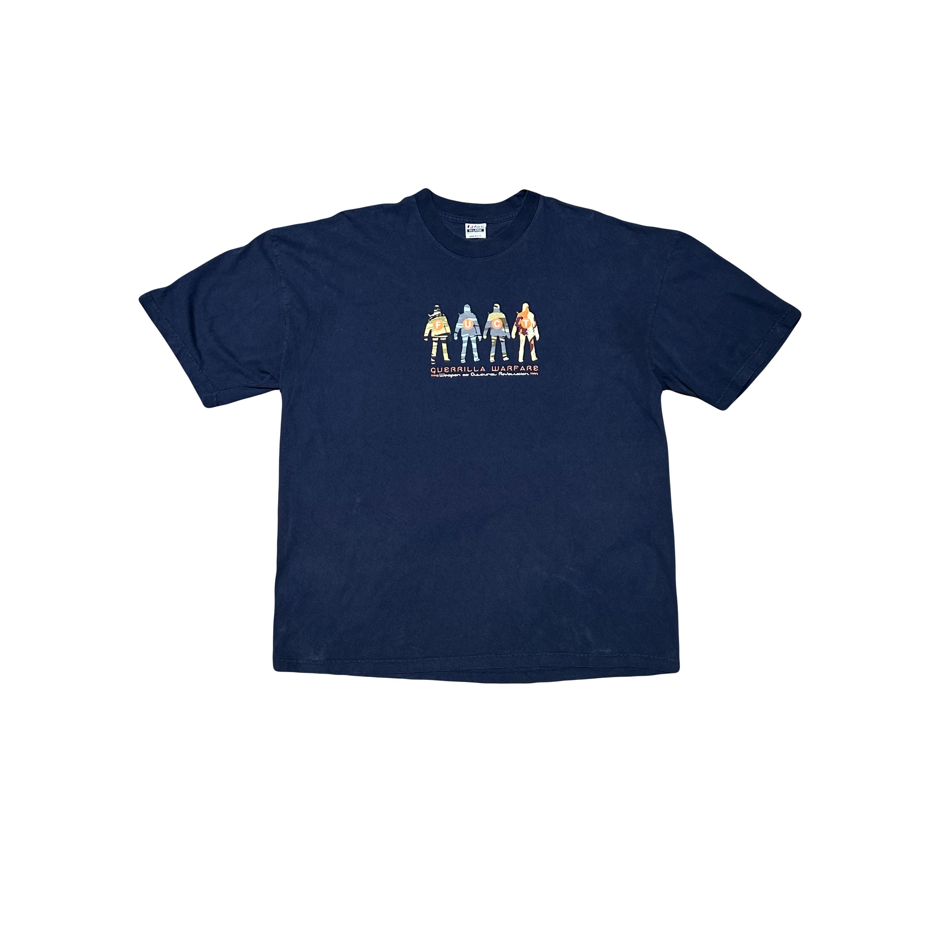 Fuct Guerilla Warfare Tee Navy