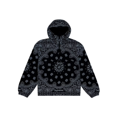 Supreme Reflective Bandana Anorak Black