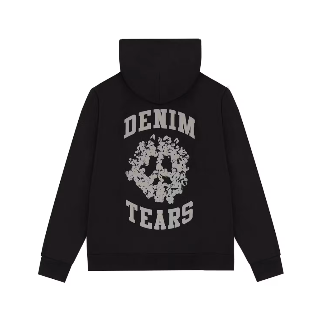 Denim Tears Denim University Zip Hoodie (SS24) Black