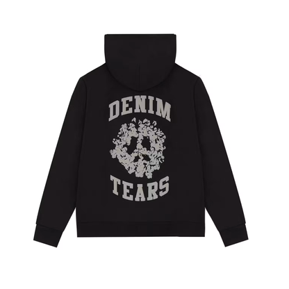 Denim Tears Denim University Zip Hoodie (SS24) Black