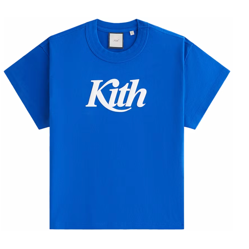 Kith Women Swash Logo Mulberry Vintage Tee Laguna