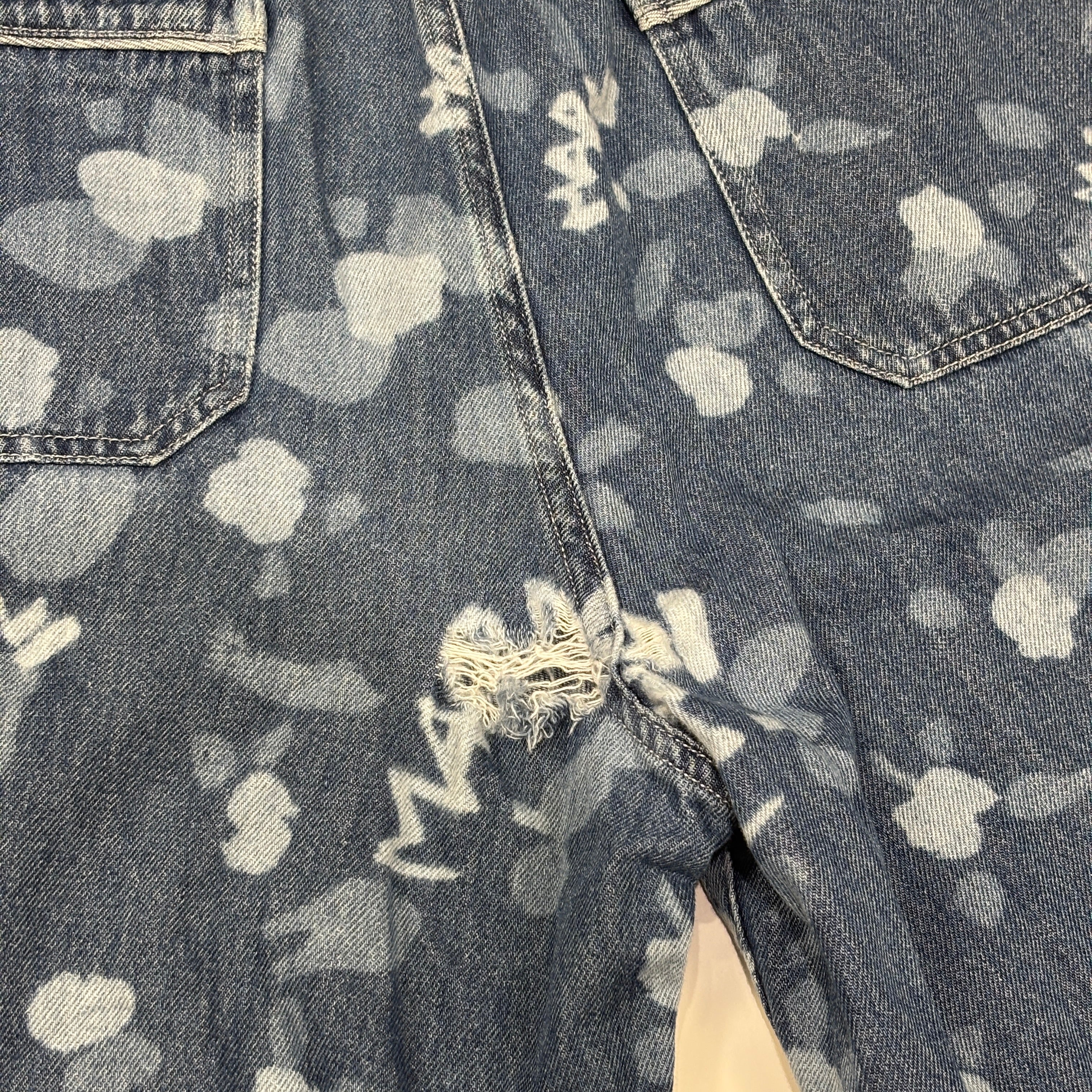 Marni Denim Shorts Iris Blue