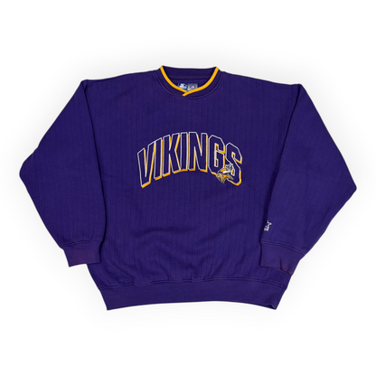 90's Minnesota Vikings Starter Crewneck Purple
