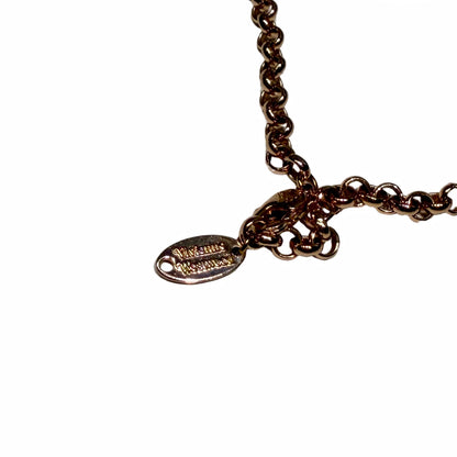 Vivienne Westwood Rose Gold Small Orb Pendant Necklace