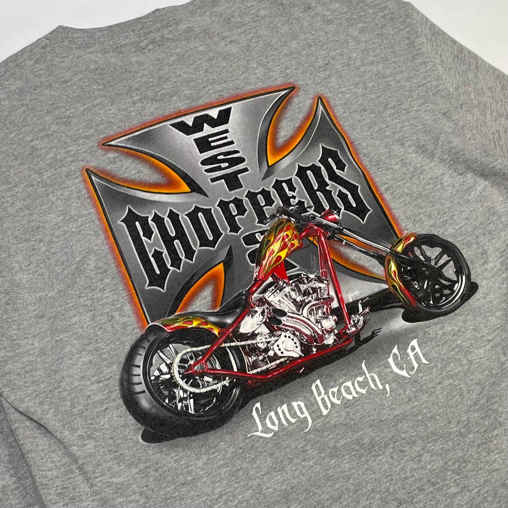 90's West Coast Choppers LS Tee Grey