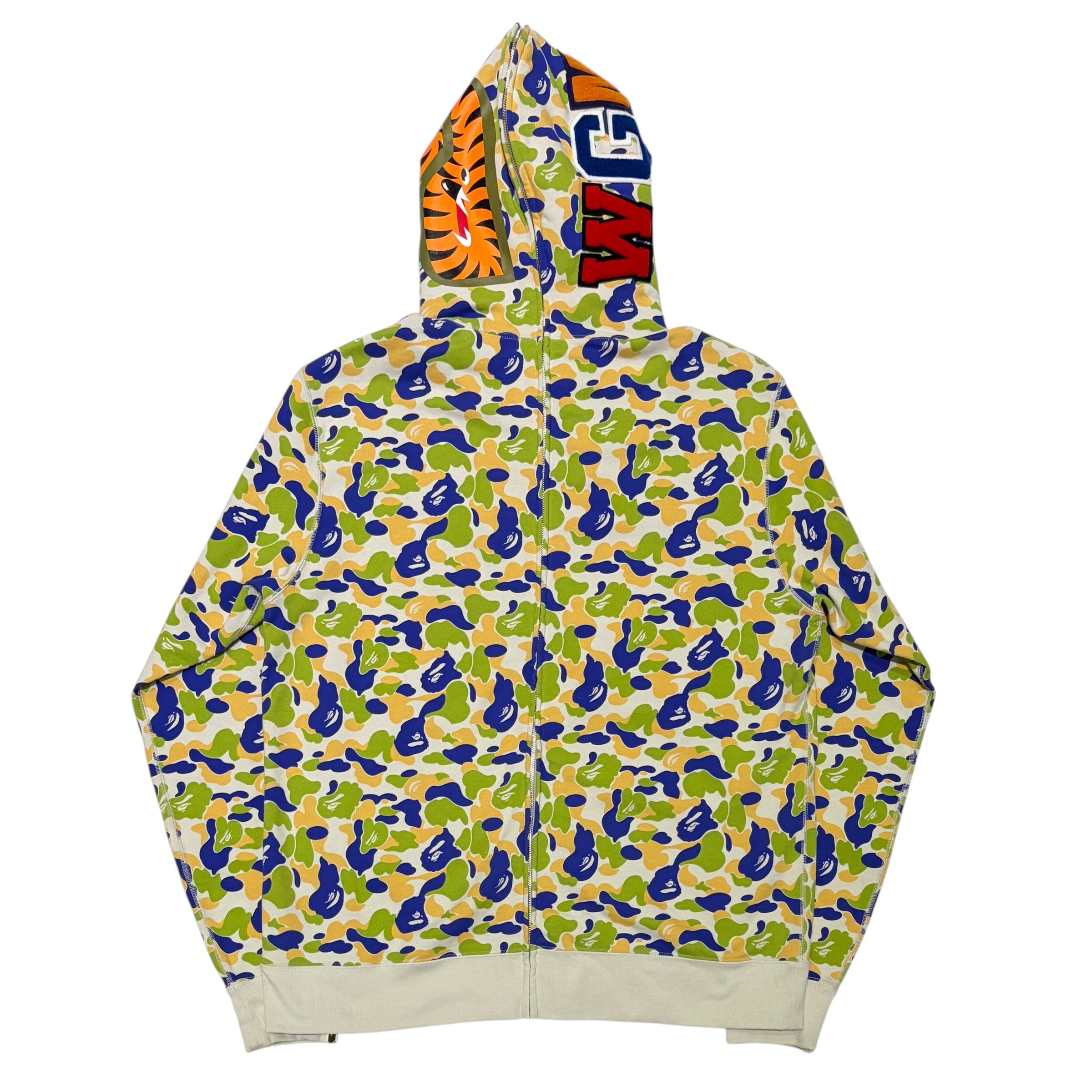 BAPE Store New Jersey Separate Shark Full Zip Hoodie Multicolor