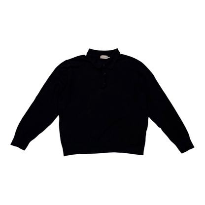 Moncler Logo Sleeve Polo Shirt Black