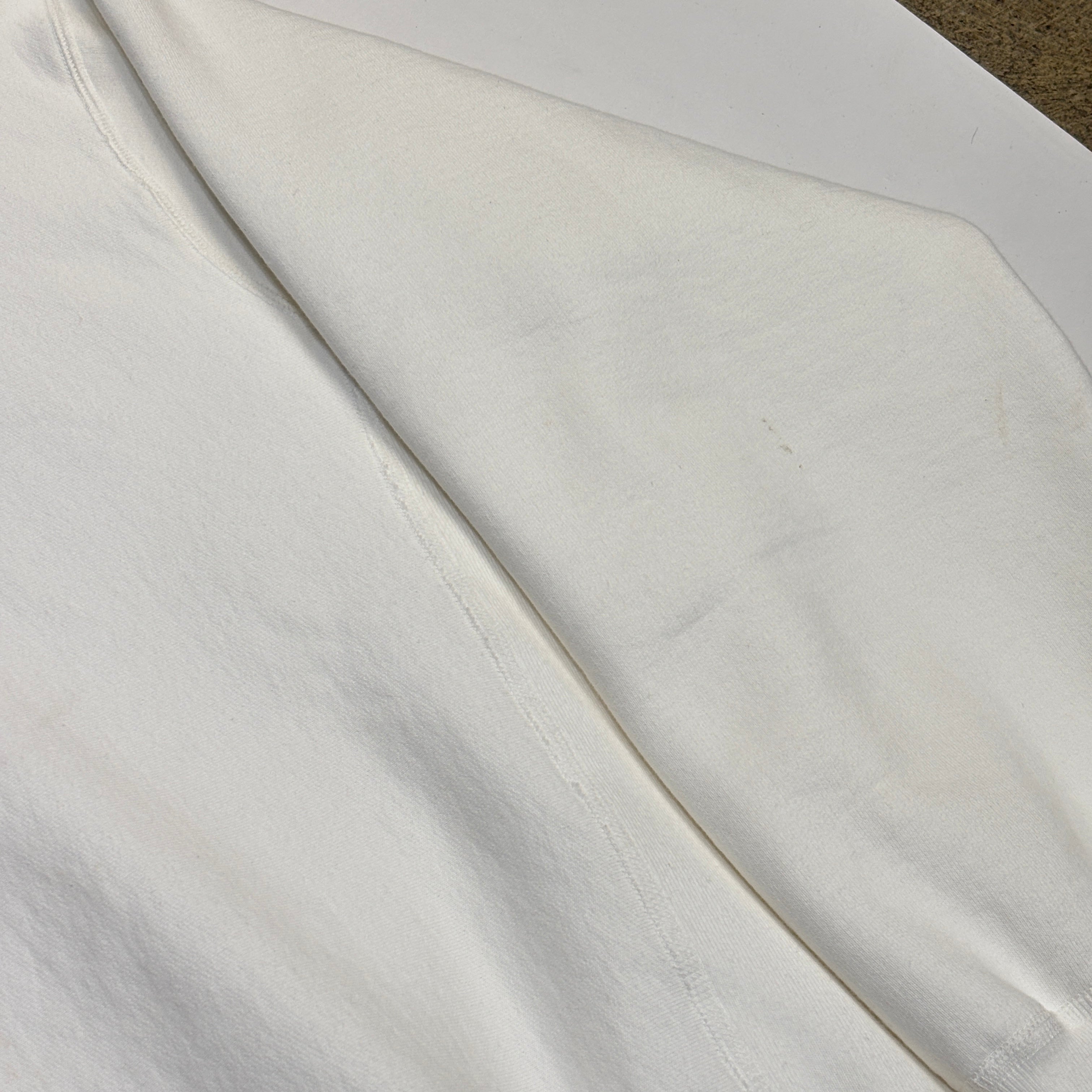 Supreme Washed Box Logo Crewneck White