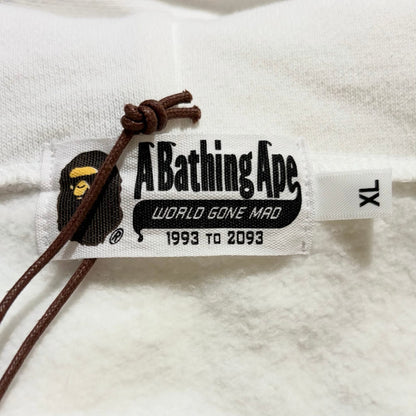 BAPE x Big Sean Shark Full Zip Hoodie White