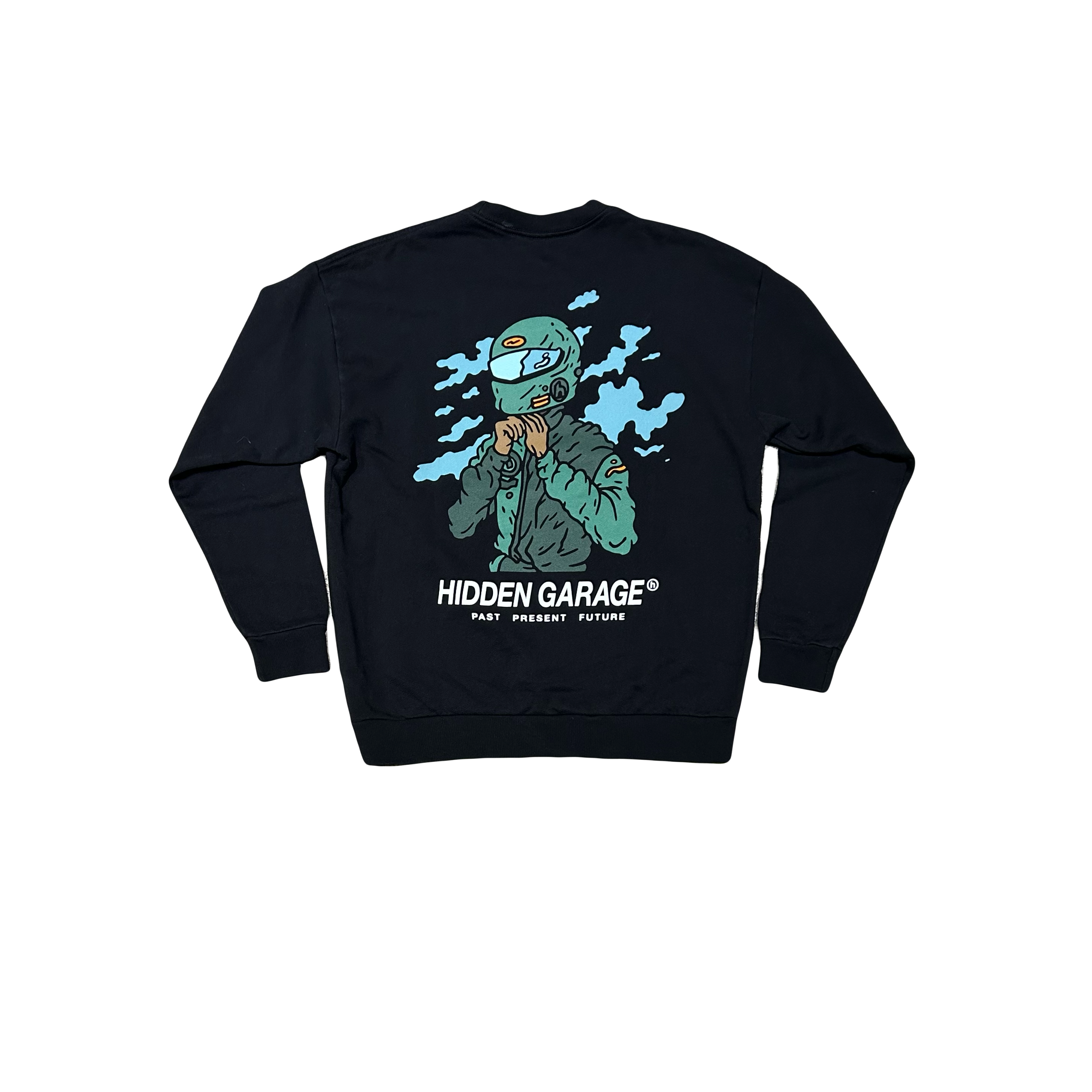 Hidden NY Garage Crewneck Black