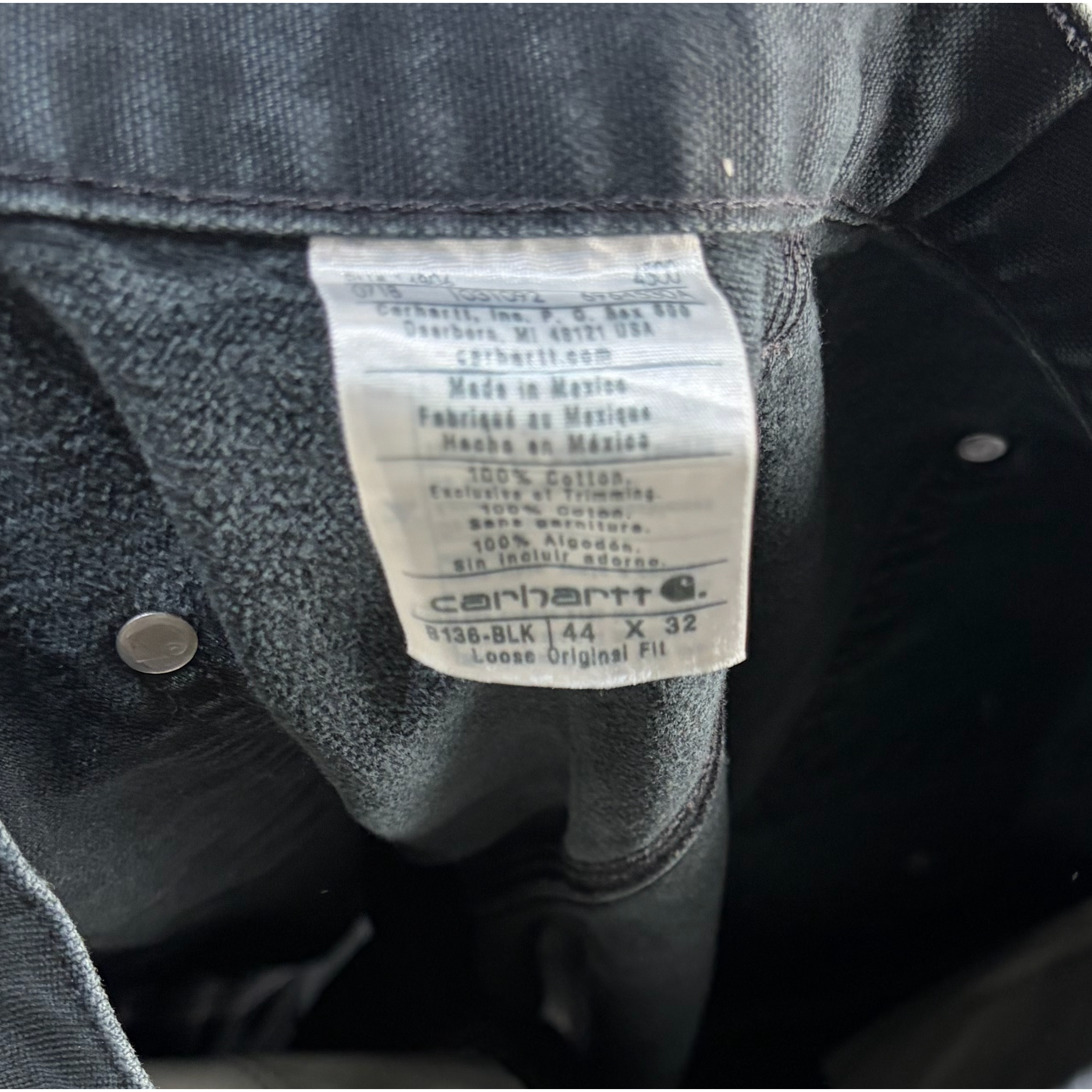 Carhartt Double Knee Utility Carpenter Pants Black