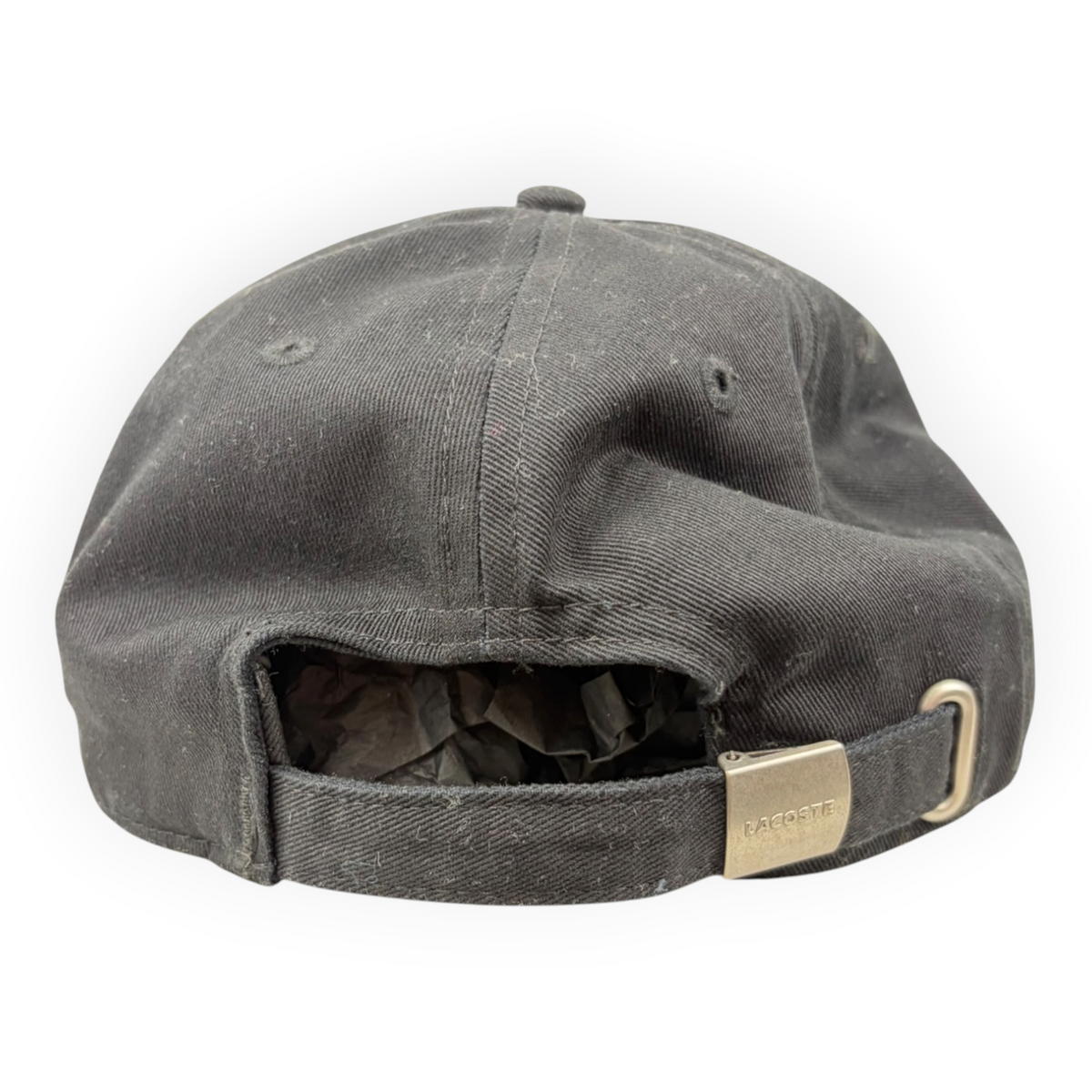 Supreme LACOSTE Twill 6-Panel Black