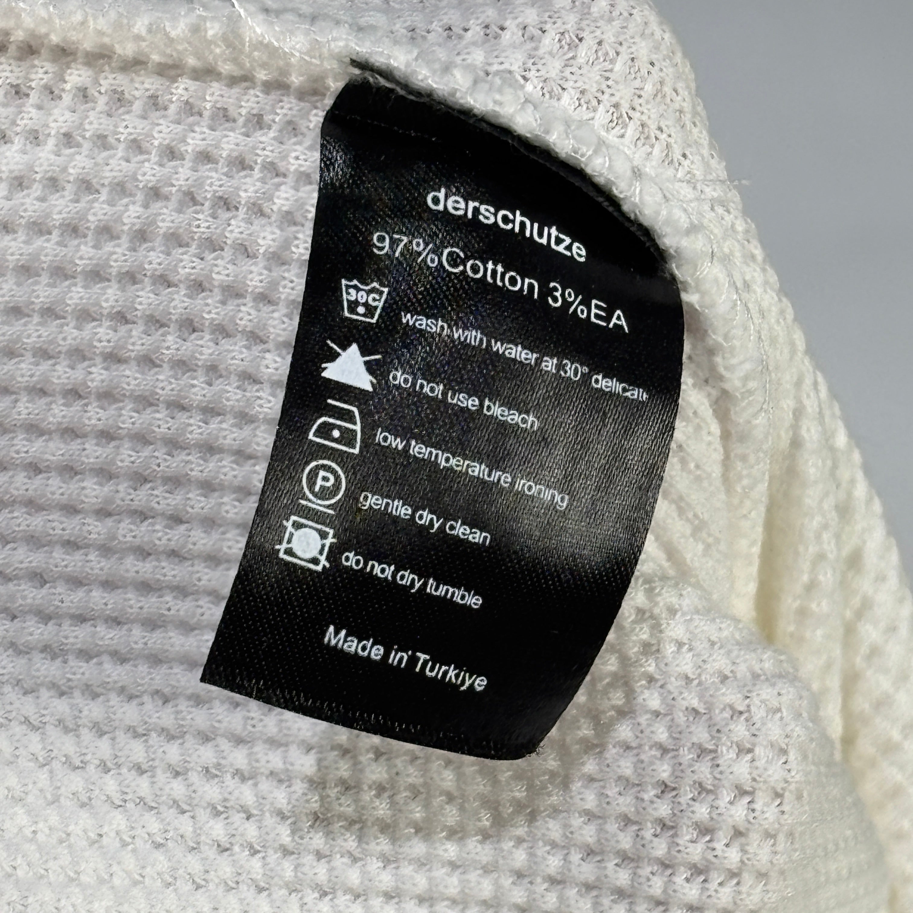 Derschutze Blossom Thermal Waffle LS White