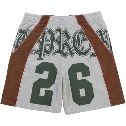Supreme Paneled Sweatshort Heather Grey